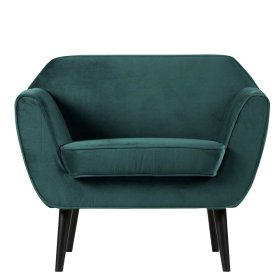 Loft Sessel Alasco in Petrol und Schwarz 47 cm Sitzhöhe – Ansicht 3