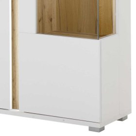 Dreiteilige Wohnwand Luzillo in modernem Design 125 cm hoch (dreiteilig) – Ansicht 7