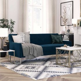 Dreisitzer Sofa Crane in modernem Design - Dunkelblau – Ansicht 3