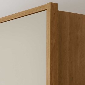 3 türiger Schrank Veyfas für Schlafzimmer in Beige und Eiche – Ansicht 3