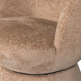 Wohnzimmersessel Silvania im Retrostil aus Chenillegewebe – Ansicht 9
