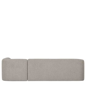 Offwhite Chenille Ecksofa Peggy 274 cm breit und 225 cm tief – Ansicht 7