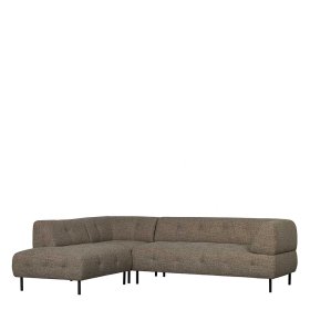 Eckcouch Chimi in Dunkelbraun 267 cm breit - 205 cm tief – Ansicht 1