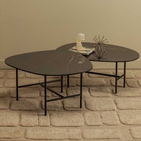 Couchtisch Anyna in ovaler Form mit Keramikplatte – Ansicht 14