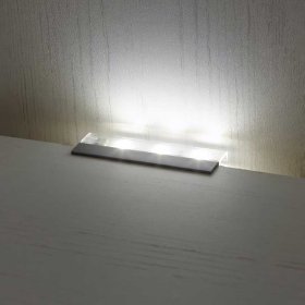 Landhaus Schrankwand Pantina in Pinie Weiß mit LED Beleuchtung (vierteilig) – Ansicht 5