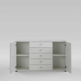 Sideboard Uberaba in Weiß lackiert 140 cm – Ansicht 2