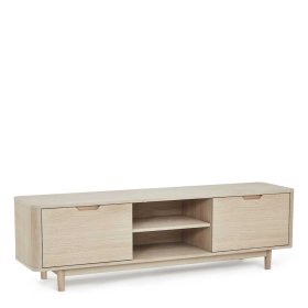Fernseh Unterschrank Praguera im Skandi Design mit Türen – Ansicht 2