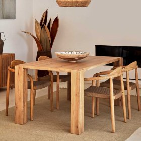 Moderner Esszimmer Tisch Elani in Eichefarben 160 cm breit – Ansicht 7