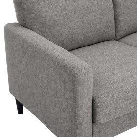 Graues Dreier Sofa Jakimo in modernem Design 188 cm breit – Ansicht 4