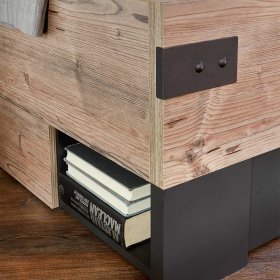 Schlafzimmermöbel modern Vedra im Industrie Stil Made in Germany (vierteilig) – Ansicht 5