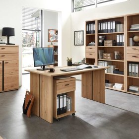 Schreibtisch Carsons mit Wangen Gestell in modernem Design – Ansicht 6