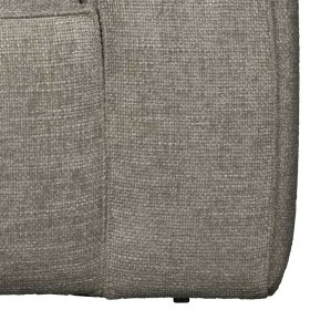 Moderner Wohnzimmer Sessel Anzaroty aus Webstoff in Beige Grau meliert mit Armlehnen – Ansicht 4