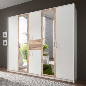 225 cm Kleiderschrank Serian Made in Germany in modernem Design – Ansicht 2