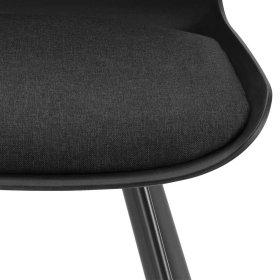 Schalensitz Stühle Adonias in Schwarz mit Gestell aus Metall (2er Set) – Ansicht 7