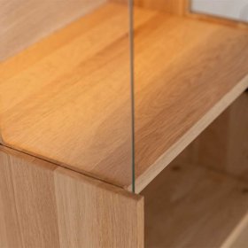 Vitrine Deruta mit LED Beleuchtung und Glastür – Ansicht 7