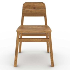 2 Stühle Koropi aus Wildeiche Massivholz in modernem Design (2er Set) – Ansicht 3