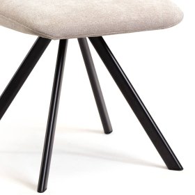 Essstuhl Manukau in Beige mit 49 cm Sitzhöhe (2er Set) – Ansicht 4