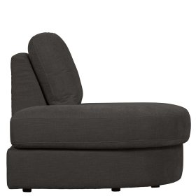 Modulsofa Abschluss Element links Trois in Anthrazit 93 cm breit – Ansicht 5