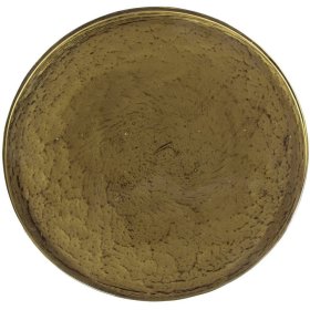 Beistelltisch Sofa Vision in Altgoldfarben aus Gussglas und Metall – Ansicht 3