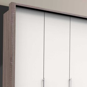 Gleittüren Ankleideschrank Rarian mit acht Schubladen modern – Ansicht 5