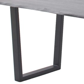 Esszimmertisch Audra im Industry und Loft Stil mit Massivholzplatte – Ansicht 5