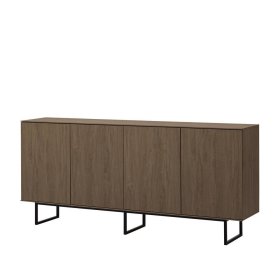 Modernes Sideboard Anuta 200 cm breit in Nussbaumfarben – Ansicht 1