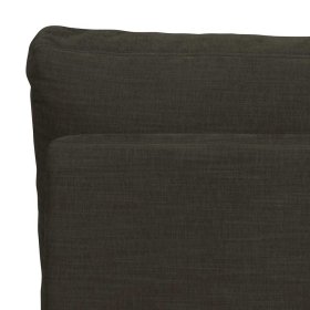 Sofa Modul Eckelement Trois in Anthrazit Rücken echt bezogen – Ansicht 12