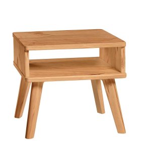 Nachttischkommode Valezianos aus Wildbuche Massivholz 42 cm hoch – Ansicht 2