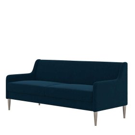 Dreisitzer Sofa Crane in modernem Design - Dunkelblau – Ansicht 1