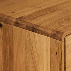 TV Unterschrank Vinial aus Wildeiche massiv geölt 120 cm breit – Ansicht 5