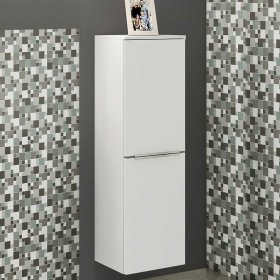 Weißer Hochschrank Folcora 40 cm breit 2-türig – Ansicht 2