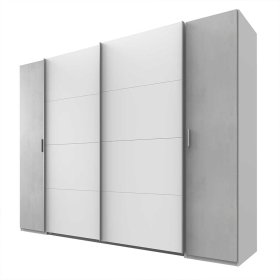 Schlafzimmerkleiderschrank Trandy mit Dreh- und Schiebetüren Made in Germany – Ansicht 1