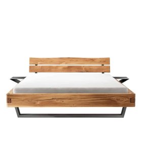 Naturholzbetten Tiwegus im Industry und Loft Stil aus Wildeiche Massivholz – Ansicht 3