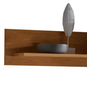 Wohnzimmer Regal Onitos aus Wildeiche Massivholz 155 cm breit – Ansicht 3