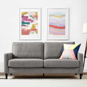 Graues Dreier Sofa Jakimo in modernem Design 188 cm breit – Ansicht 3