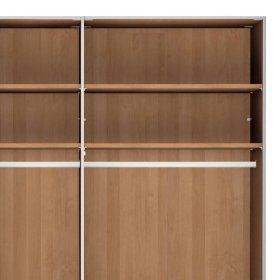 Schlafzimmerschrank Vericia in modernem Design mit Metallgriffen – Ansicht 7