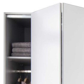 Schlafzimmerschrank mit Spiegeln Potheka in Weiß Made in Germany – Ansicht 7