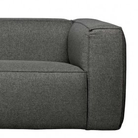 Moderne Couchecke Mercur Stoff in Grau mit Armlehnen – Ansicht 11