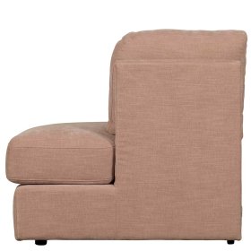 Modulsofa Abschluss Element rechts Oktamian in Rosa aus Webstoff – Ansicht 7