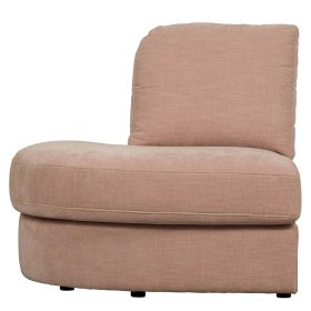 Modulsofa Abschluss Element links Oktamian aus Webstoff in Rosa – Ansicht 3