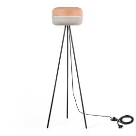 Metall Stehlampe Emricanno in Rosa und Grau im Skandi Design – Ansicht 1