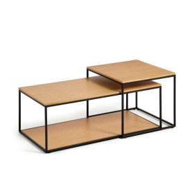 Wohnzimmertische Katrynella im Skandi Design mit Bügelgestell (zweiteilig) – Ansicht 1