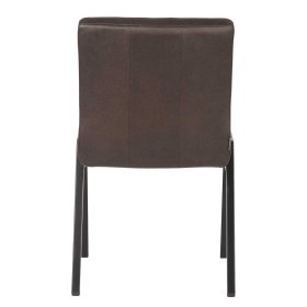 Polsterstuhl Set Canida in Anthrazit Microfaser mit 50 cm Sitzhöhe (2er Set) – Ansicht 4