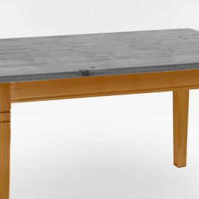 Esszimmer Tisch Viaduca in Grau Kiefer Massivholz im Landhaus Design – Ansicht 5