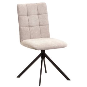 Esszimmerstuhl Rimmini in Beige mit aufwendigen Steppungen (2er Set) – Ansicht 1