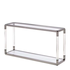 Konsolentisch Crapanos mit Glasplatte 140 cm breit 76 cm hoch – Ansicht 1