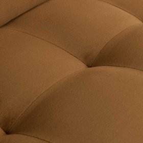 Retro Design Einzelsessel Habanas in Honigfarben Samt – Ansicht 5