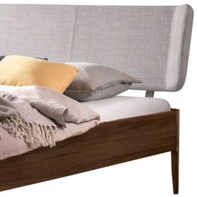 Naturholzbetten Nussbaum Gildas in modernem Design 38 cm Einstiegshöhe – Ansicht 3