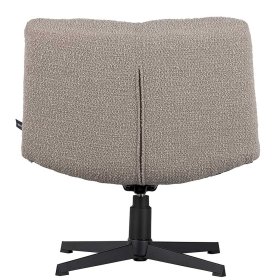 Wohnzimmer Sessel Nell II drehbar mit Boucle Stoff Bezug – Ansicht 5