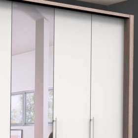 Moderner Panorama Kleiderschrank Lolyana 3 türig mit Spiegel – Ansicht 5